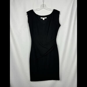 Diane Von Furstenberg Bevin Sleeveless Sheath Mini Dress Black Size 8 US